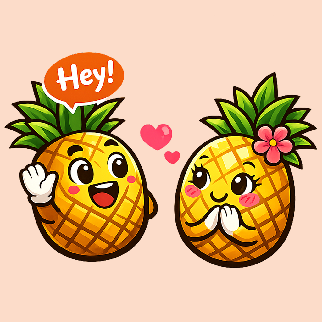 Hey Pineapple Logo